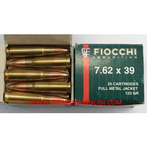 Munizioni Fiocchi Cal 7,62x39 Gr 123 Fmj