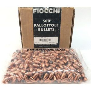 Palle Fiocchi Da Pistola Cal 9x19 Gr 123 Fmjtc