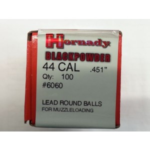 Palle Hornady Blackpowder Cal 44 (451")