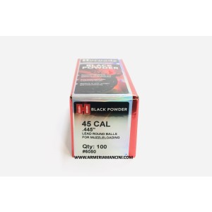 Palle Hornady Blackpowder Cal 45 (445")