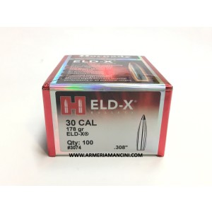 Palle Hornady Eld-x Cal 30 Gr 178