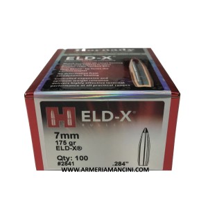 Palle Hornady Eld-x Cal 7 Mm Gr 175