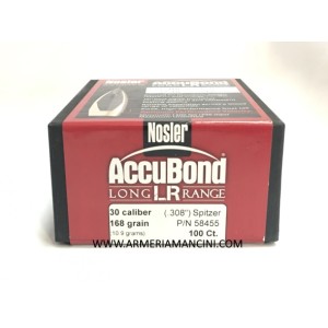 Palle Nosler Accubond Long Range Cal 30 Gr 168