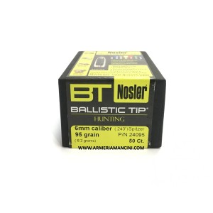 Palle Nosler Ballistic Tip Cal 6 Mm Gr 95