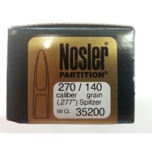 Palle Nosler Partition Cal 270 Gr 140