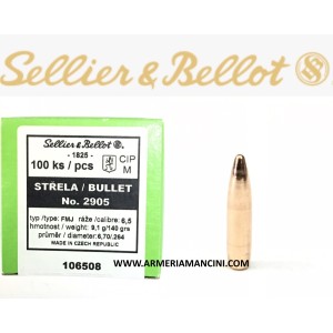 Palle S&b Cal 6,5 Gr 140 Fmj
