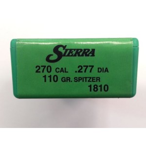 Palle Sierra Pro-hunter Cal 270 Gr 110 Spitzer