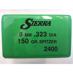 Palle Sierra Pro-hunter Cal 8 Mm Gr 150