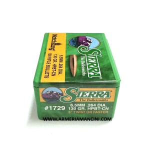 Palle Sierra Matchking Cal 6,5 Gr 130 Hpbt-cn  1729