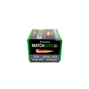 Palle Sierra Matchking X Cal 30 Gr 175 Hpbt