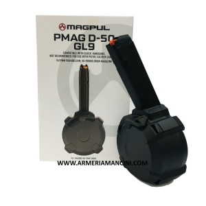 Caricatore Per Pistola Glock Cal 9 Mm Colpi 50