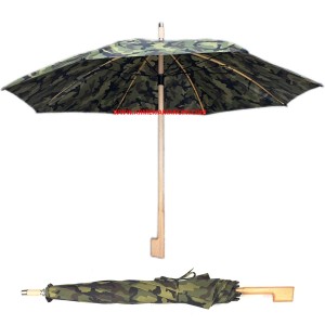 Ombrello Maremmano Mimetico 142 Cm Con Stecche In Giunco 