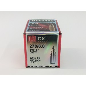 Palle Hornady Cx Cal 270/6,8 Gr 100