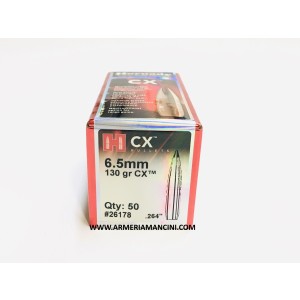 Palle Hornady Cx Cal 6,5 Gr 130