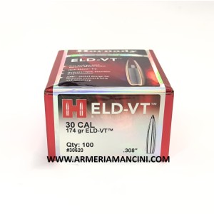 Palle Hornady Eld Vt Cal 30 Gr 174