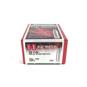 Palle Hornady Eld Match Cal 30 Gr 208